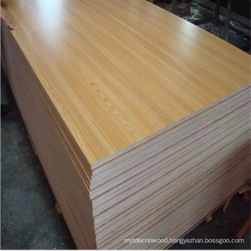 1220*2440mm Poplar Core Melamine plywood for Furniture